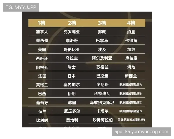 2026世界杯最新小组排名如何确定